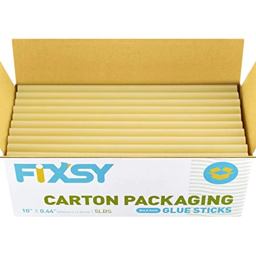 

Клеевые стержни для термоклеевого пистолета, картонная упаковка, полноразмерные, 10 дюймов (25,4 см) длиной x 0,44 дюйма (11 мм) в диаметре, 7/16 дюйма (11 мм), 5 фунтов (2,27 кг) в коробке, примерно. 90 стиков - Co