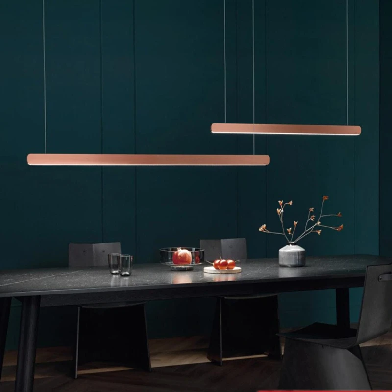 

German occhi0 minimalist living room dining room bar chandelier designer can lift gesture dimming dimming lights