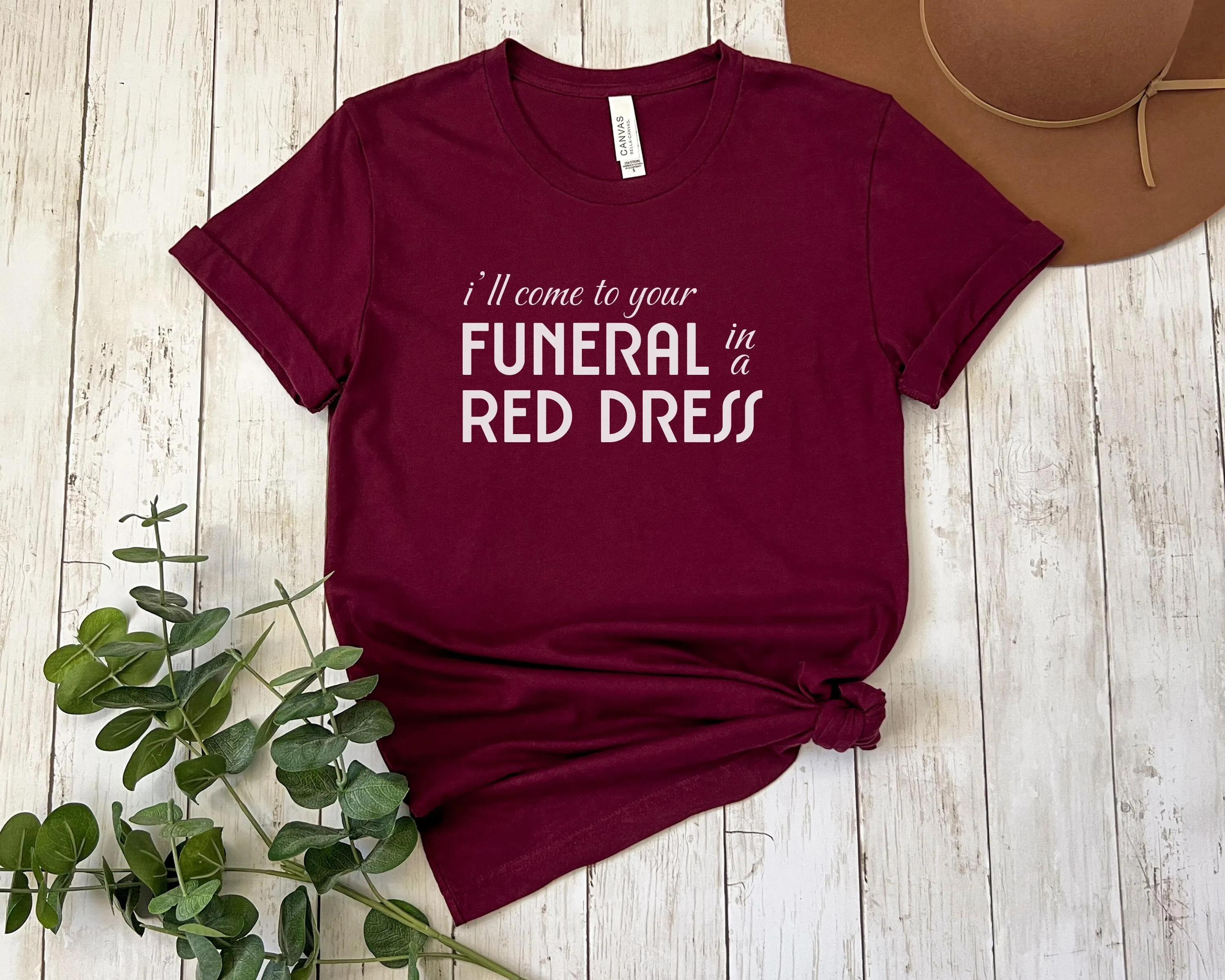 Moonstruck T Shirt Movie Quote Funny Film Fan 80S Romance Iconic Classic Cher Nicolas Cage Top Funeral In A Red Dress