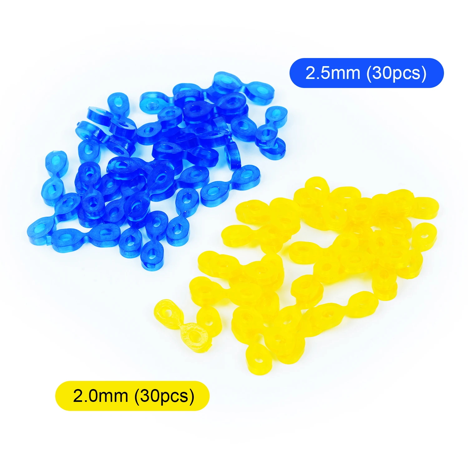 JOLANT 60pcs/Box Dental Elastic Rubber Fixing Wedges Flexible Interdental Wedge Matrix Matrices Dam Composite Dentistry