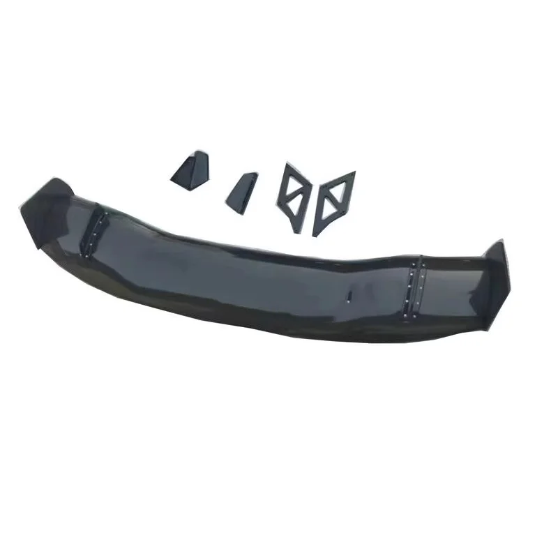 سيارة ألياف الكربون الراتنج الخلفي سبويلر لهوندا سيفيك 10th FK7 FK8 16-21 هاتشباك تعديل الذيل الجناح #2