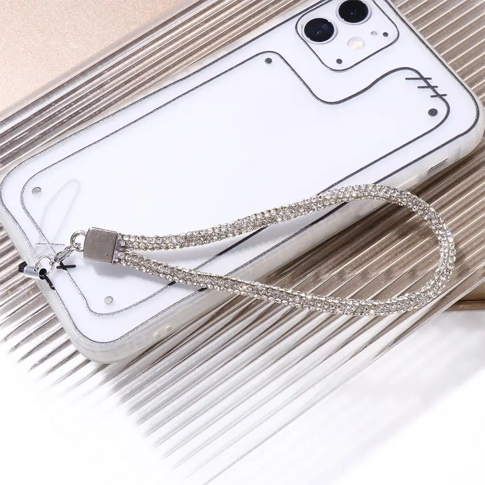 

Short Diamond Pendant Mobile Phone Strap Phone Charm Phone Wrist Chain Cellphone Chain Anti-lost Lanyard Mobile Phone Lanyard