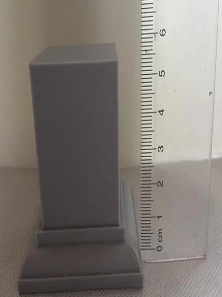 

Scale resin base Base diameter 55mm*55mm Top diameter 36mm*36mm High 60mm Resin resin kit Free Shipping