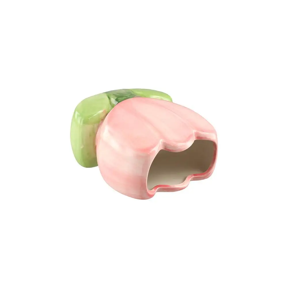 Ceramic Flower Makeup Brush Storage Bucket Pen Container Retro Flower Cute Flower Table Storage Kawaii Cute