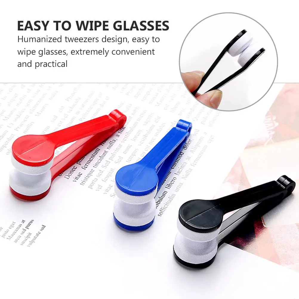 

4pcs Glasses Cleaning Wipe Portable Microfiber Eyewear Lens Cleaner Tool Travel Size Dust Remover Thick Humanized Design