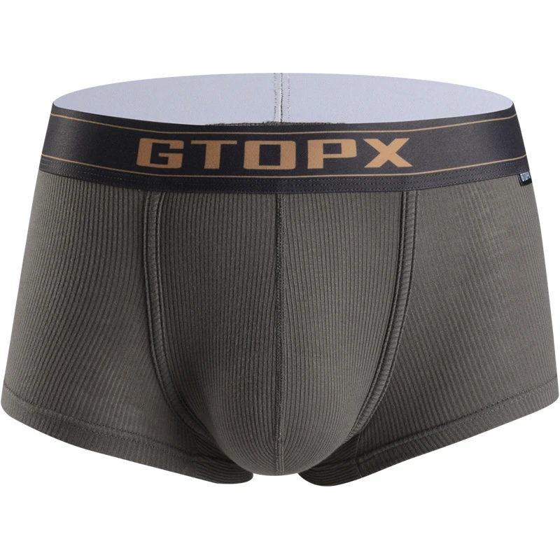 Boxer e slip da uomo Custodia rialzata a U Confezione da boxer sportivo da uomo Mutandine sexy traspiranti Sweat woker onlyfans intimo uomo GTOPX MAN