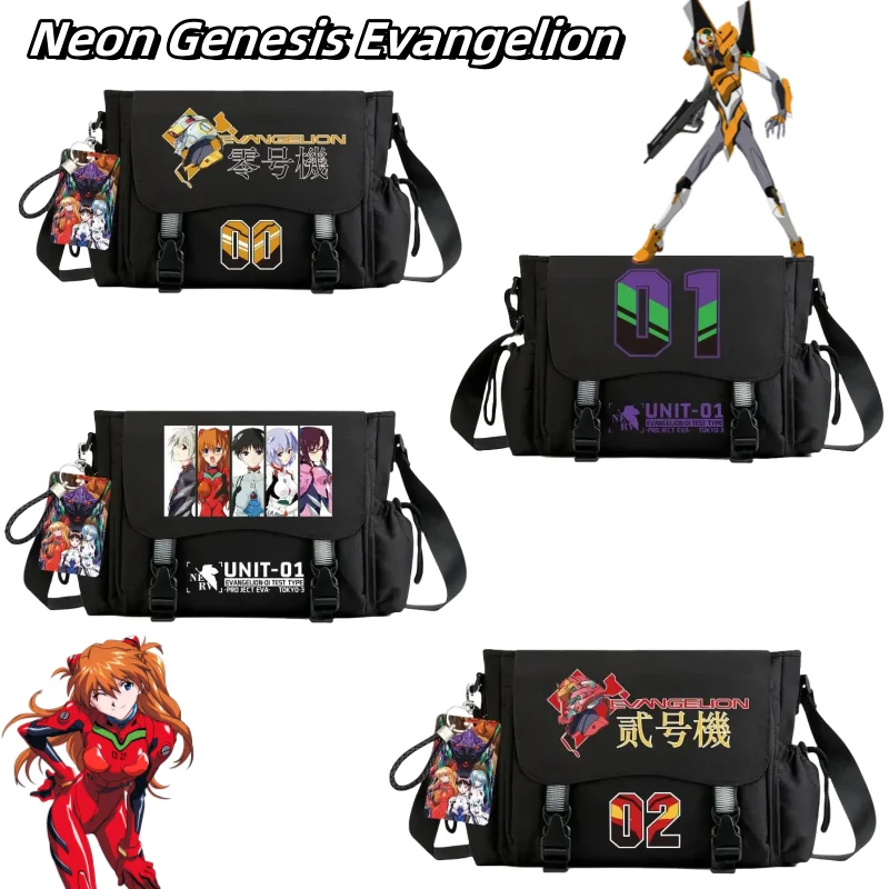 

Neon Genesis Evangelion EVA-01 TEST TYPE EVA-00 PROTO TYPE Anime Peripheral Student One-Shoulder Large-Capacity Crossbody Bag