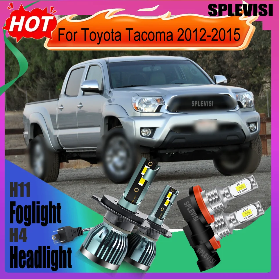 

IP68 Waterproof 9003 H11 Headlight Foglight free Night Driving Upgrades Plug and Play For Toyota Tacoma 2012 2013 2014 2015