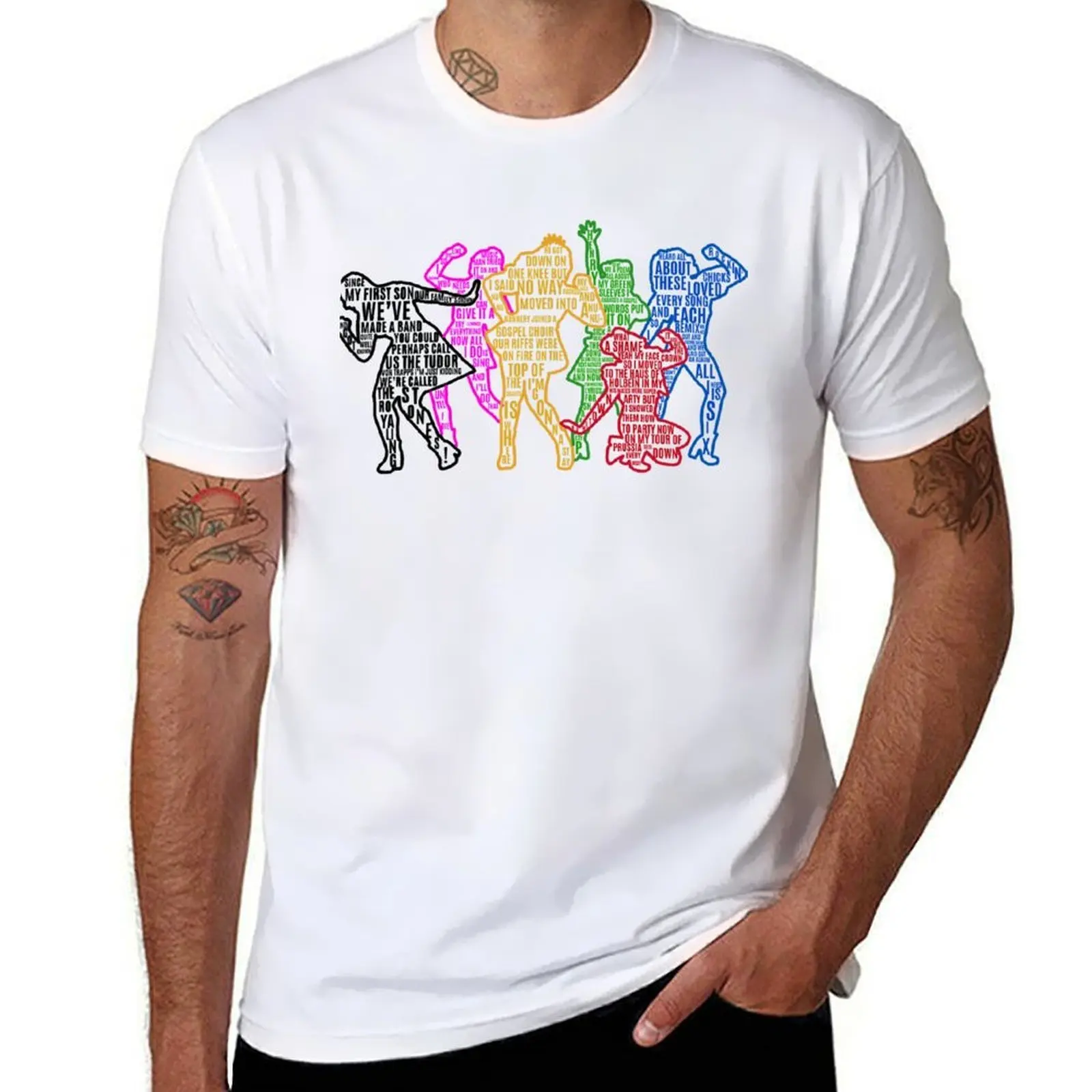 

Mens Womens Six The Musical Queens Silhouettes With Lyrics Cute Graphic Gifts T-Shirt t shirt man designer T-Shirt
