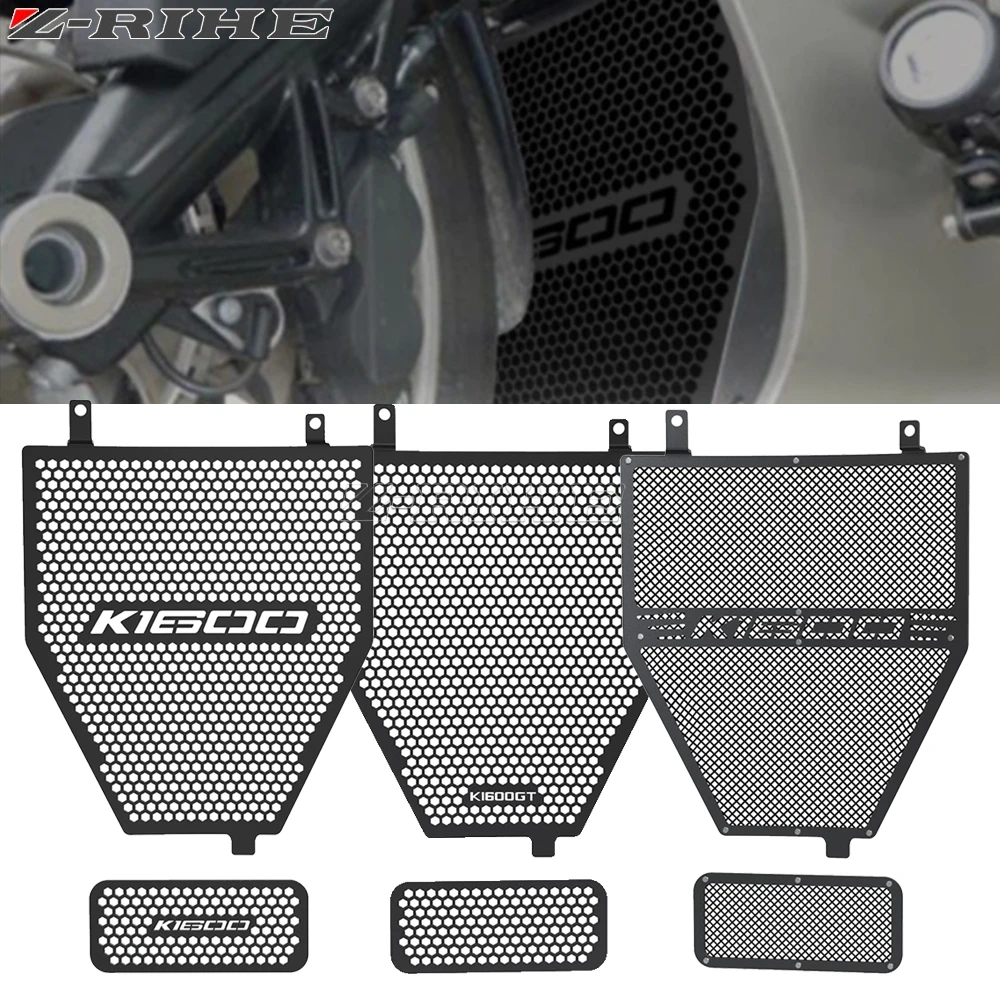 2024 For BMW K1600GT K1600GTL 22 K1600 GT/GTL 22 Radiator Grille Guard Cover Protector and Oil Cooler Set 2020 2021 2022 2023