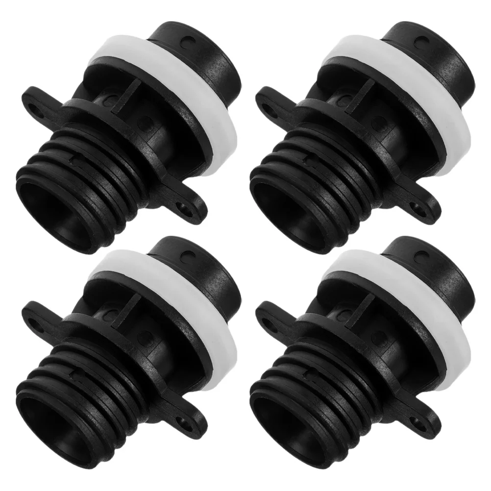 4 قطعة محول مضخة قابلة للنفخ عالية التوافق صمام محول ل سوب مجداف مجلس قارب كاياك نفخ الملحقات مضخة