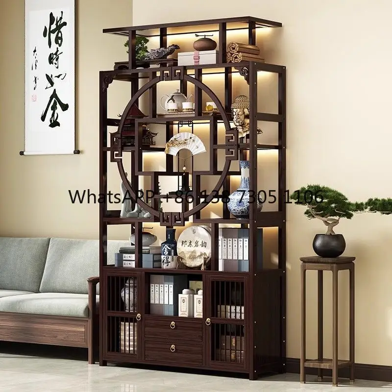 

Home front door partition cabinet living room rack sofa block partition side cabinet Bogu rack tea cabinet