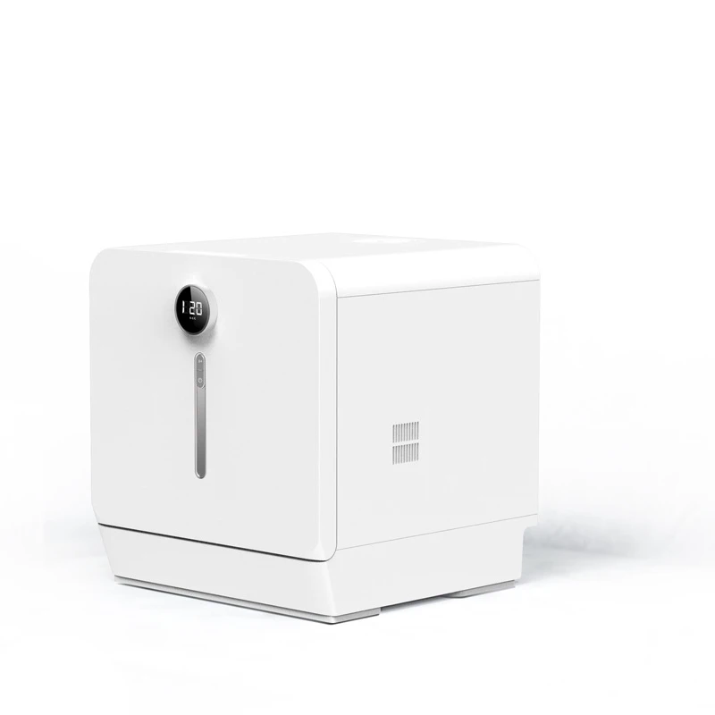 Single Door Integrated Electric Dishwasher Free Installation Hot Air Drying Disinfection Desktop Model for Home Kitchen Pro