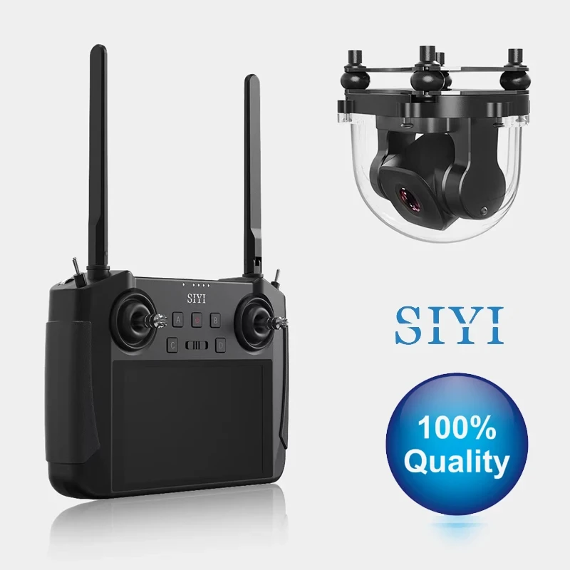 SIYI A2 mini cardán FPV Ultra gran angular inclinación de un solo eje con Sensor de cámara Starlight FOV de 160 grados 1080p IP67 resistente al agua