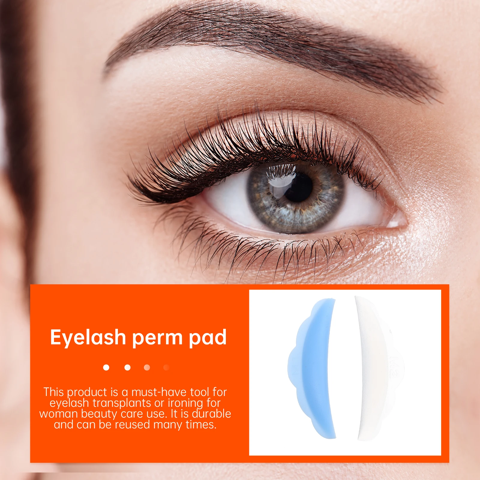 10 أزواج من وسادات تجعيد الرموش من السيليكون جوانات بيرم للرموش متينة وقابلة لإعادة الاستخدام لصالونات العناية بالجمال واستخدام حشية من السيليكون
