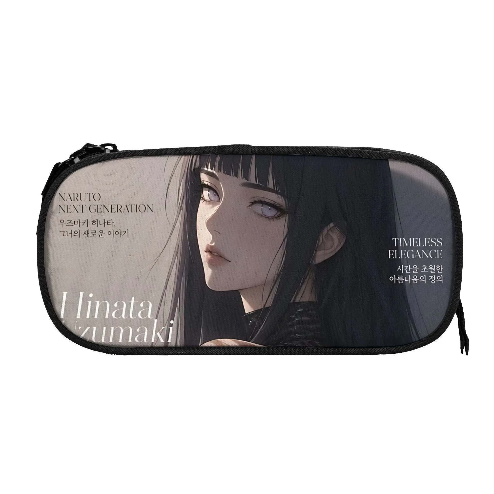 Custom Naruto Anime Theme Large Capacity Bags for Child Hinata Handheld Study Bag for Boys Gilrs Kids