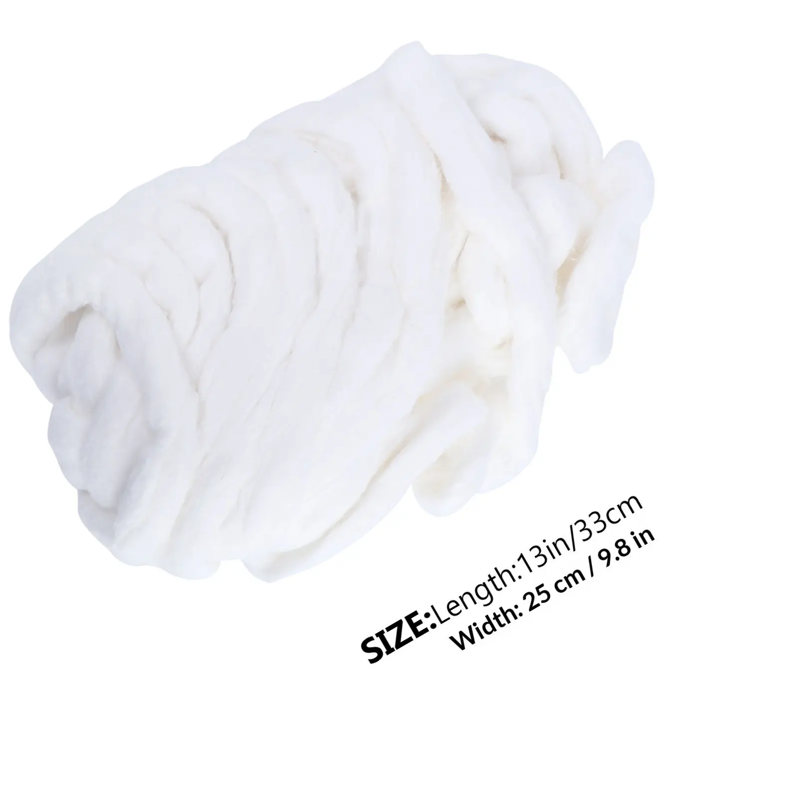 Pure Cotton Strips Roll Soft Absorbent for Makeup Removal Nail Polish Baby Care Pet Ear Cleaning Crafts