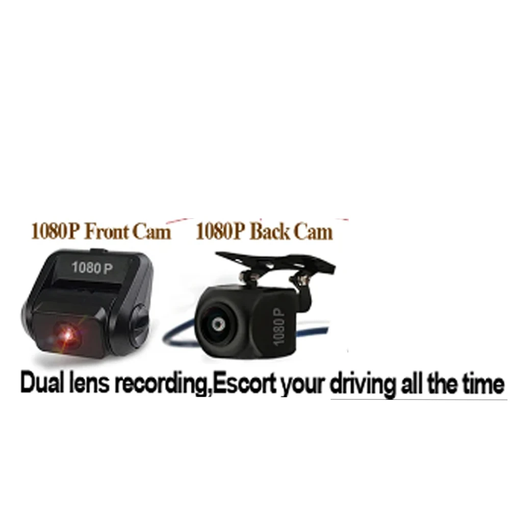 1080P Front Cam of Duai lens recording