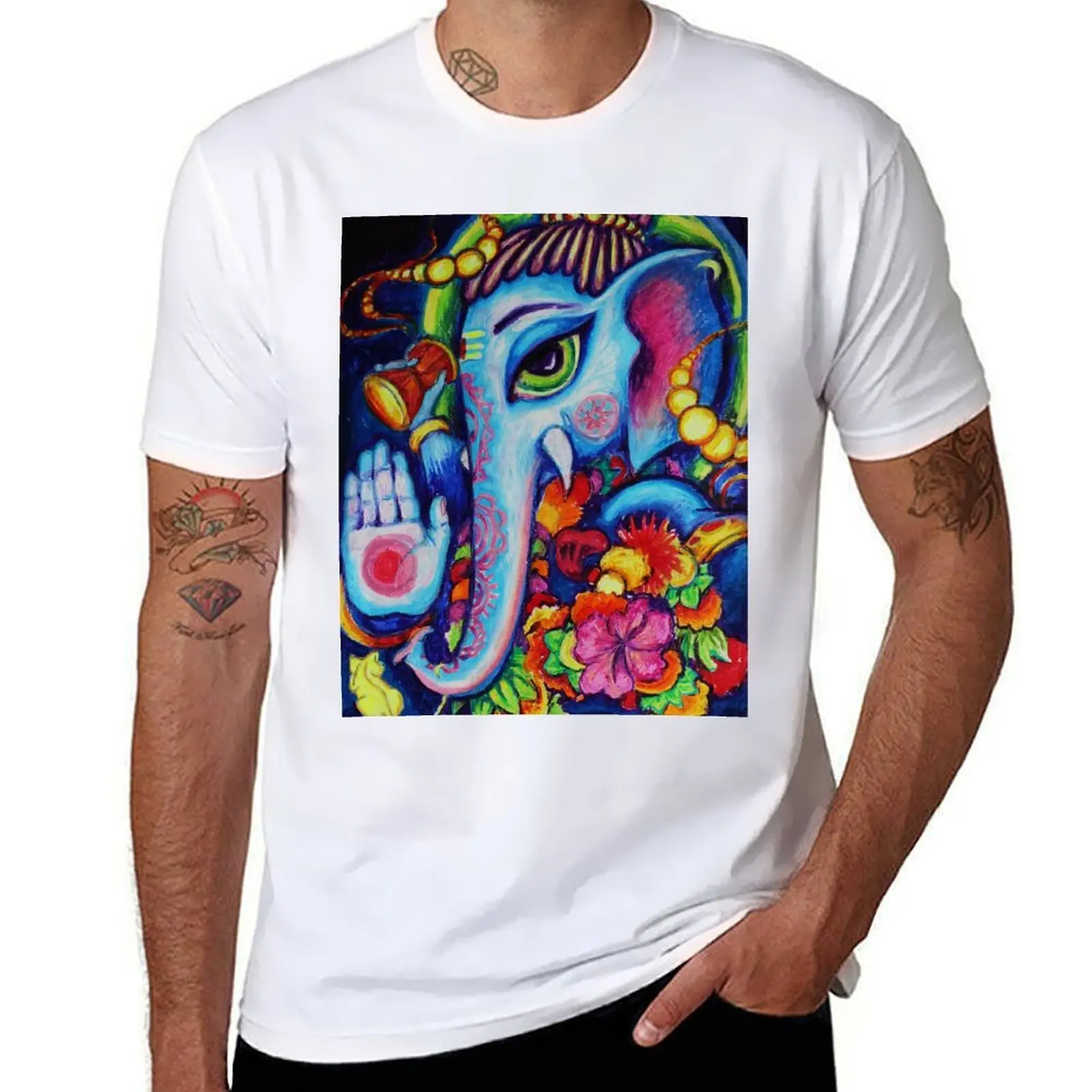 

Lord Ganesha T-Shirt t shirts with prints man t shirt graphic T-Shirt