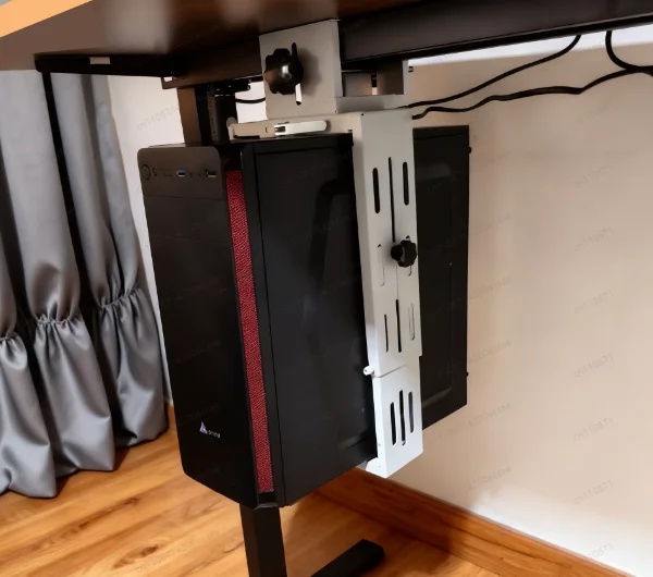 

No Punch Hanging Computer Host Bracket Desk