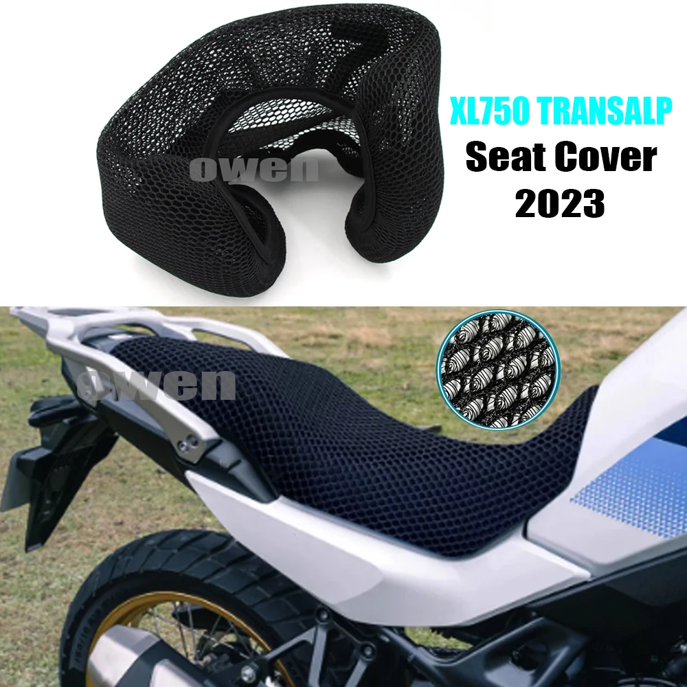 

XL 750 Transalp Motorcycle Seat Cover Seat Protect Cushion 3D Honeycomb Mesh Seat Cushion For HONDA XL750 TRANSALP 2023