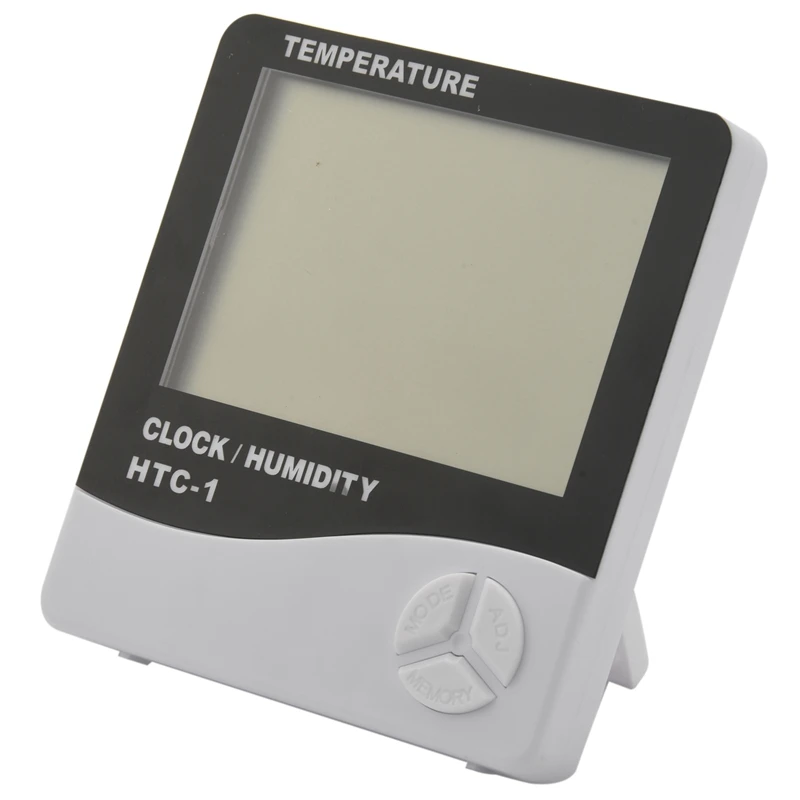 Digital LCD Indoor Outdoor Room Electronic Temperature Humidity Meter Thermometer Hygrometer Weather Station Alarm Clock-A68X view 2