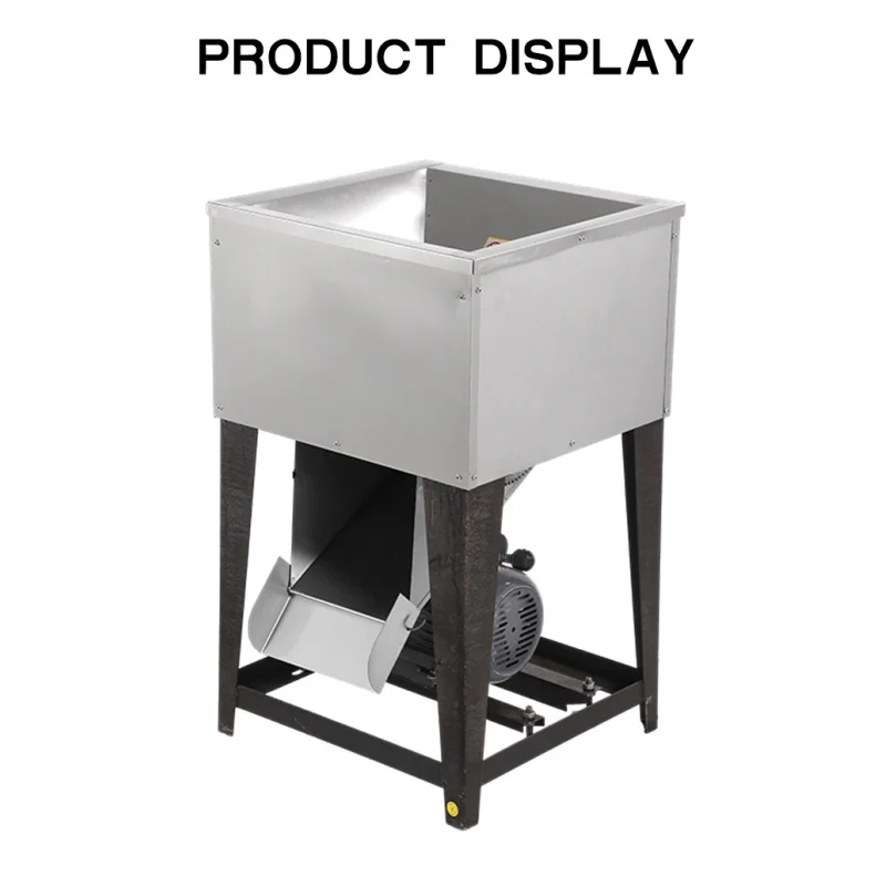 Machine de découpe automatique de blocs de poisson en conserve d'acier inoxydable