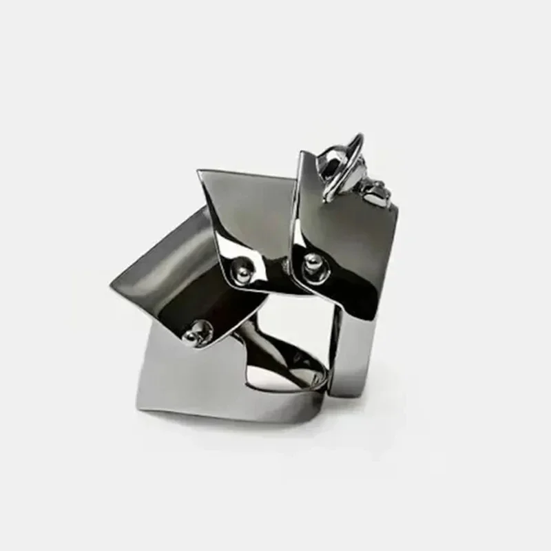 Anillo Punk de Anime, armadura de Cosplay, nudillos, anillos de dedo de Metal para adultos, Unisex, Hiphop, accesorios de joyería de articulación móvil, accesorio de fiesta