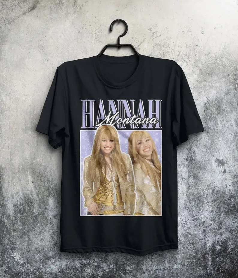 Hannah Montana 90’s Vintage T  funny heavy metal T  Gift for men women Unisex T shirt