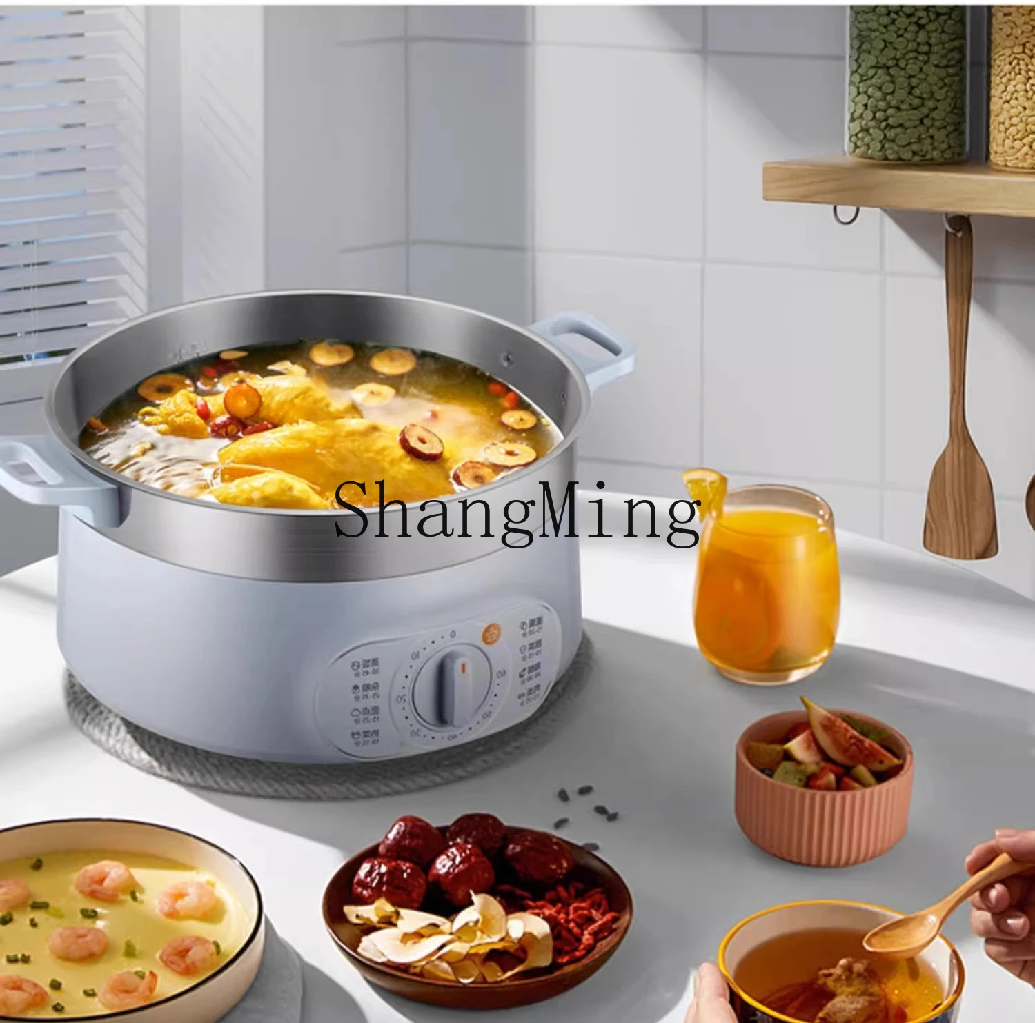 ZYY household multi-functional electric steamer three-layer large-capacity automatic power-off steamer artifact