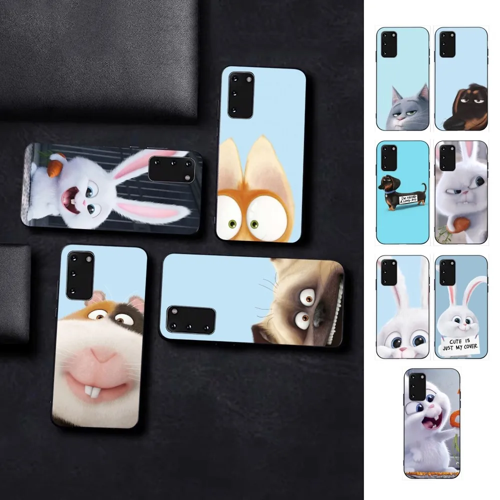 

The Secret Life of Pets Rabbit Phone Case For Samsung S 9 10 20 21 22 23 30 23plus lite Ultra FE S10lite Fundas