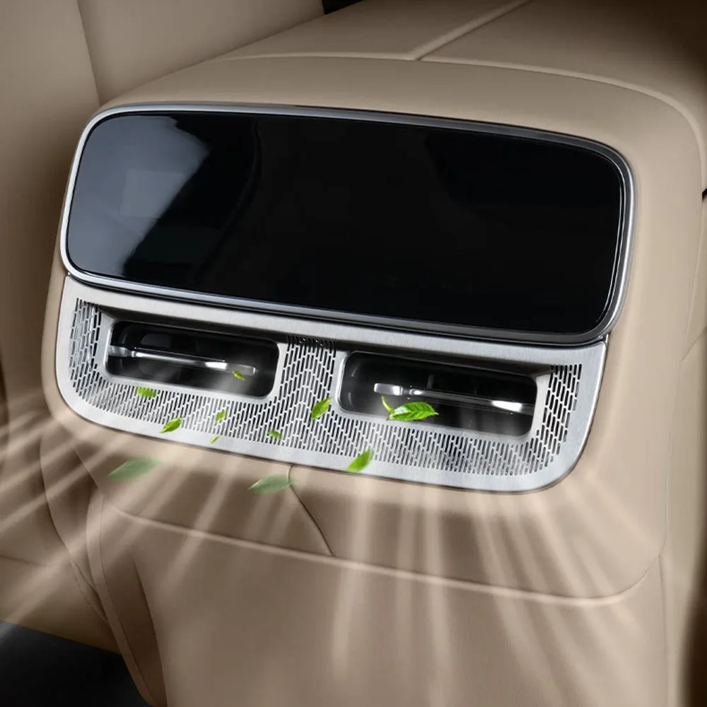 

Rear Air Conditioning Vent Mask Interior Modification Supplies For New AITO M7 2026 Stainless Steel Anti-clogging Cover