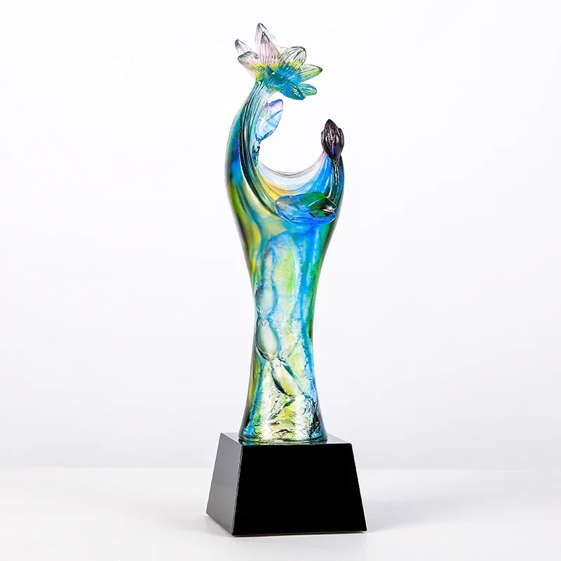 

Creative Resin Trophy, Glazed Glass, Competition Trophy