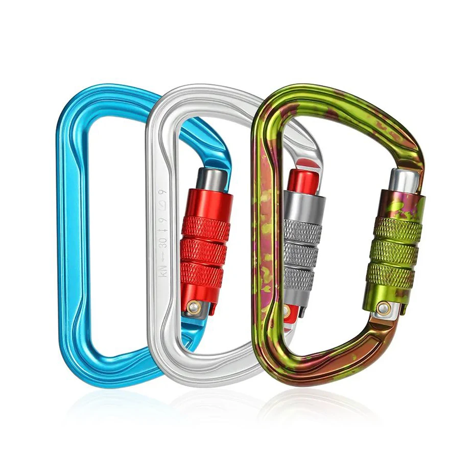 

Carabiner Climbing 30KN Carabiner Hook New Good Quality Screw Carabiner for Climbing