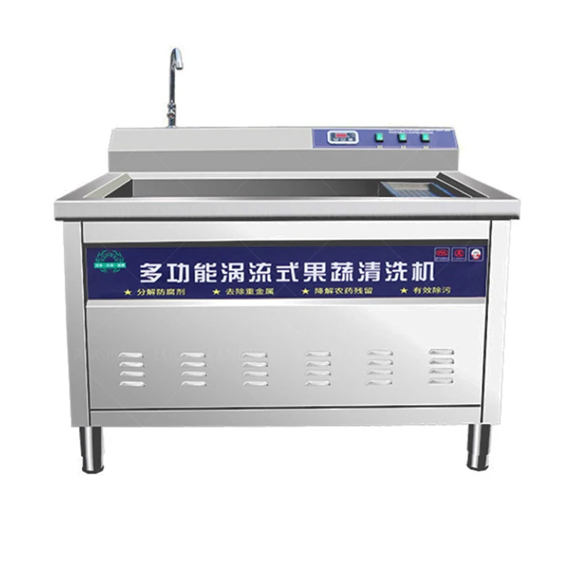 Custom High Quality Bubble Vegetable Washing Machine/fruit Washing Machine with Sink/fruit Washing Machine