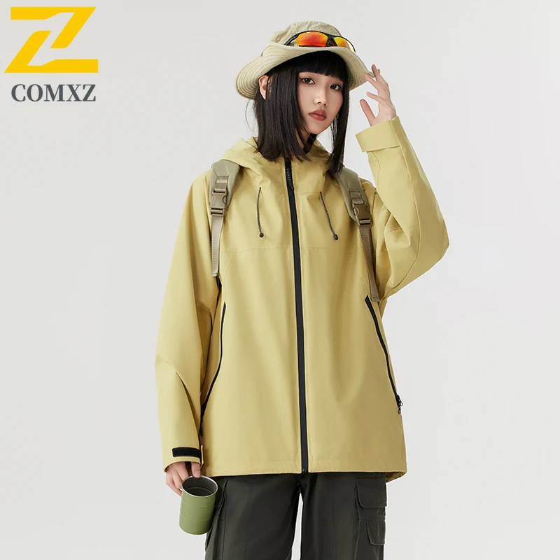 

EiAO Jacket Couple's Lightweight Windproof Waterproof Breathable Outdoor Coat for Hiking Camping Fishing Durable Spring Wear