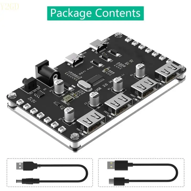 Y2GD USB 2.0 HUB USB Splitter 4-порта