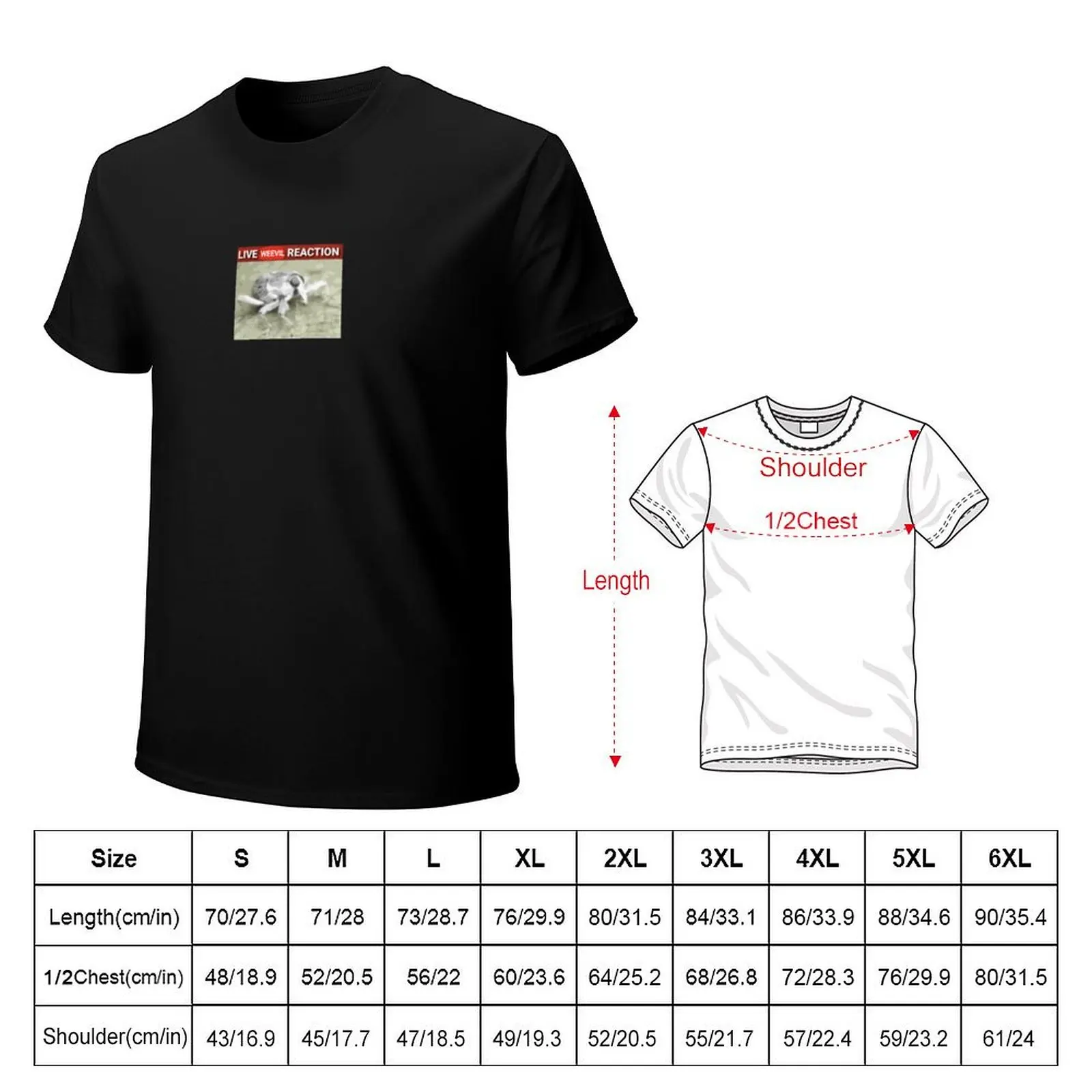 Live Weevil Reaction Meme T-Shirt Summer Sports Quick Dry T-Shirt