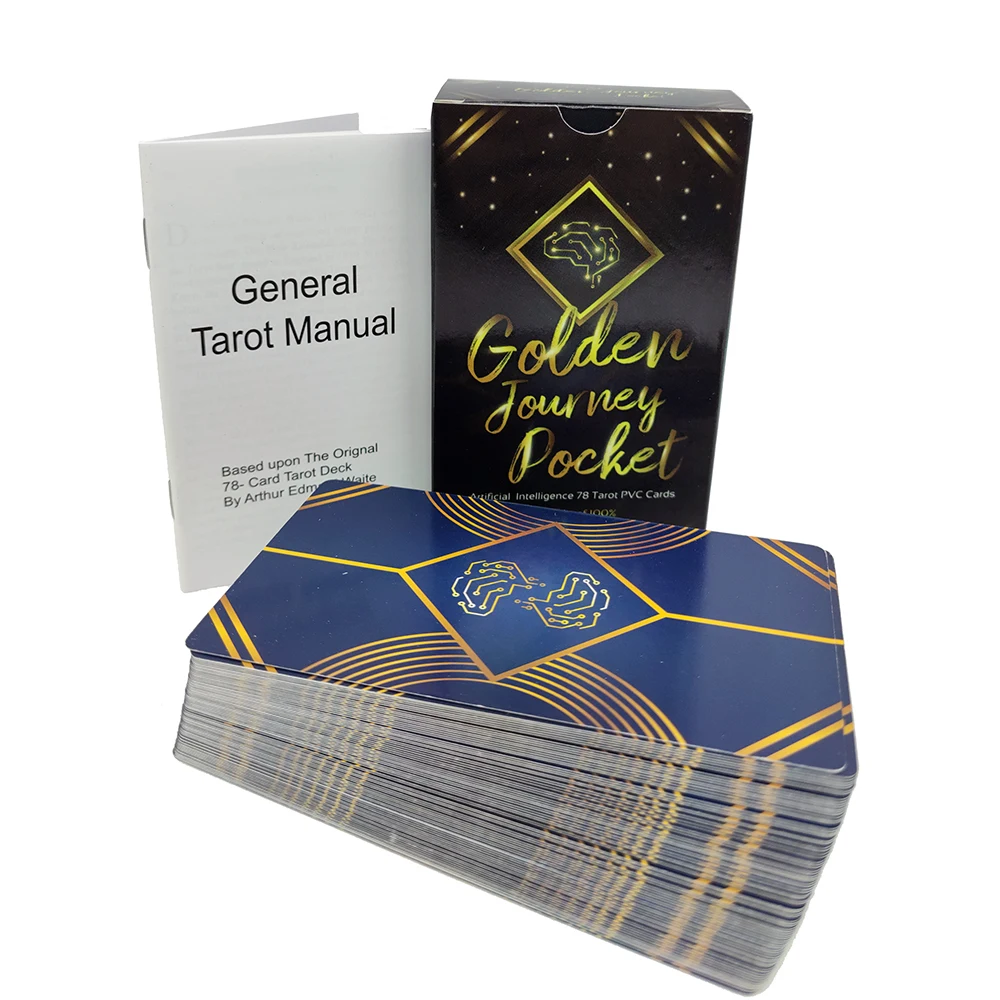 12x7cm Golden beautiful TAROT decks ever come Each card is a colorful work of art with Guide Book  Divination