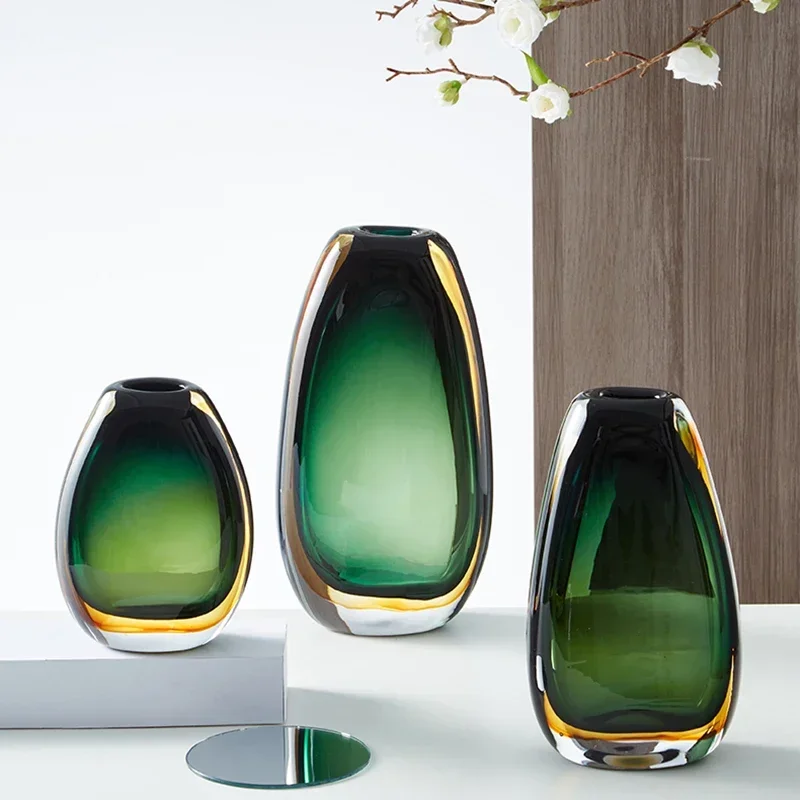 Modern Glass Flower Vase For Home Decor