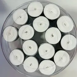 60pcs/lot Tennis Overgrip Padel Racket Single Tenis Grip Tape Anti Slip Outdoor Training Sweatband Badminton Accessories