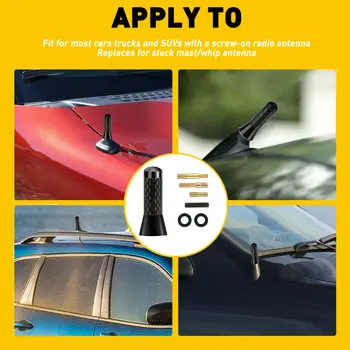 適用於BMWE87 F20 Z3 Mini Cooper、VolkswagenPolo、AudiA3 8公升的通用汽車天線,帶螺絲的強力收音機車頂固定支架 6 最佳銷售 汽車馬球 - №2
