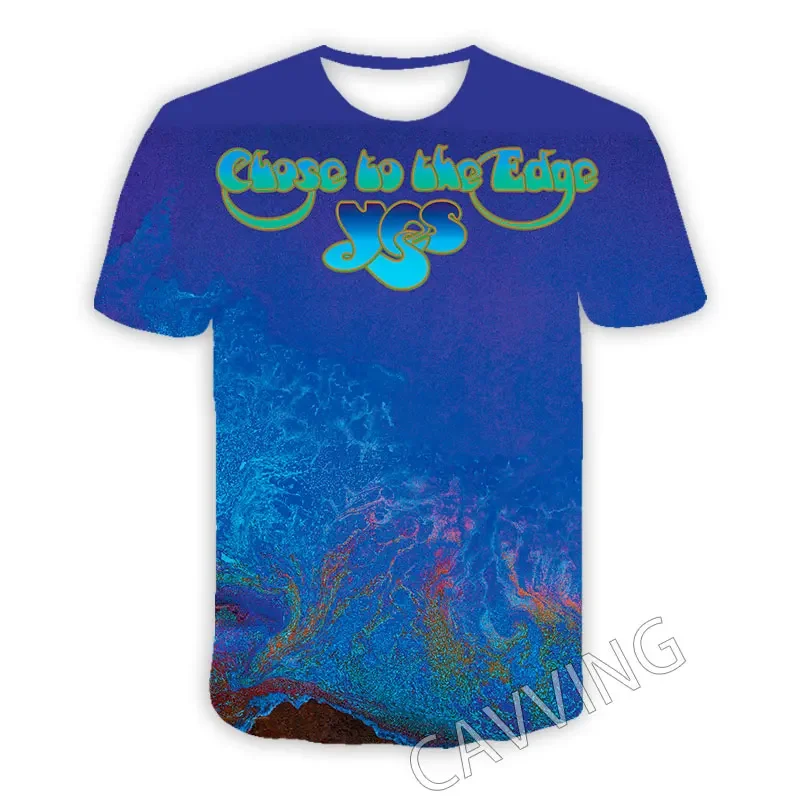 Famous YES Band 3D Print Sports Quick-dry Breathable Men T-shirt Street Rock Hip-hop Classic Fan Short-sleeve Cothing Summer Top