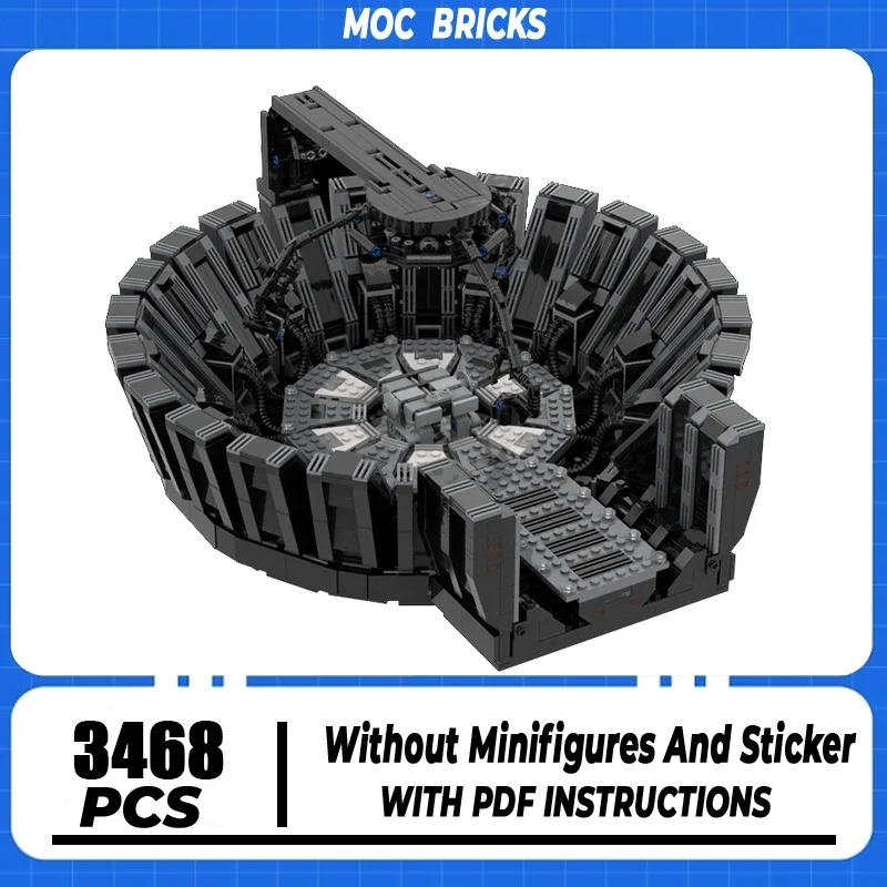 Star Movie Moc Building Blocks Health Recovery Centre Model Technology Bricks DIY Assembly Construction Toy Holiday Gift