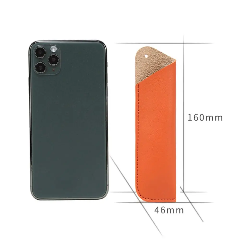 Чехол для ручек, карман из искусственной кожи, кожаный держатель для ручек, защитная сумка для ручек ручной работы, мягкий винтажный чехол для ручек, изысканные подарки