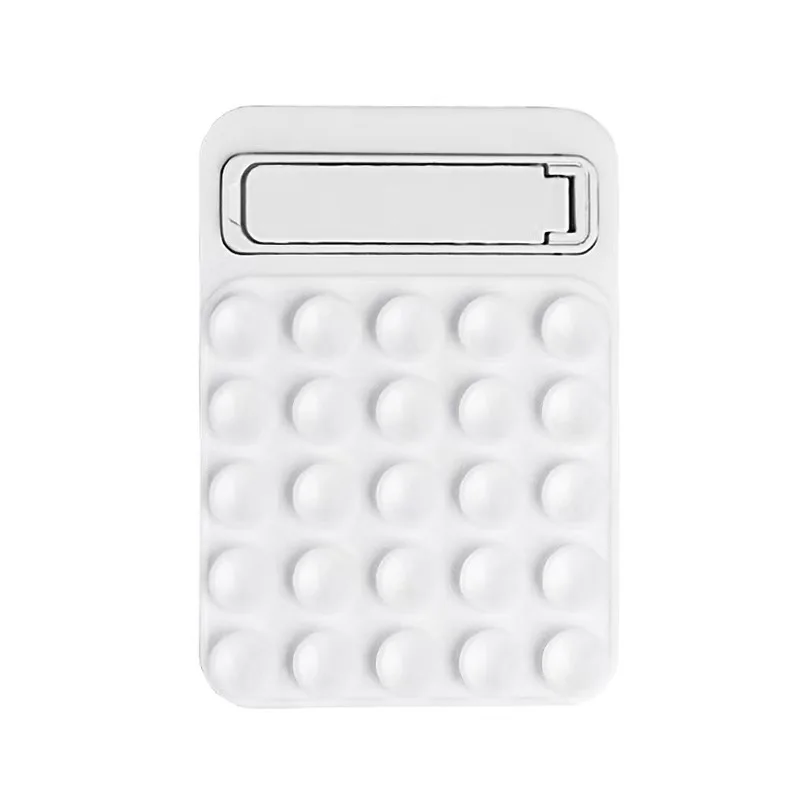 Suction Cup Phone Laptop Stand  Adjustable Silicone Base with Metal Holder Non-Slip Adhesive Mount for Glass Desk (Multi-Angle)