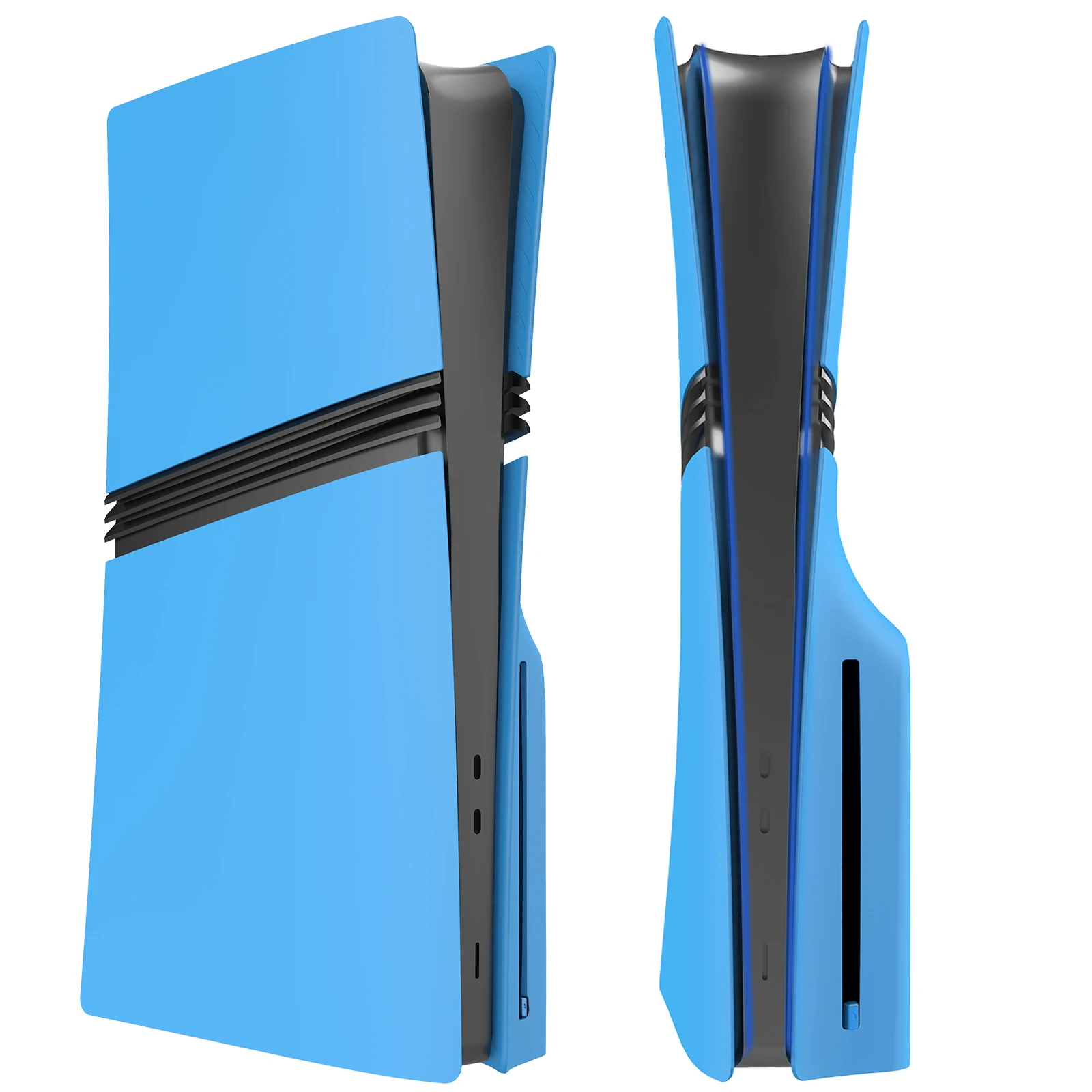 Sternblaue Farbe, harte Frontplatte, Ersatz, individuell für PS5 Pro-Konsole, Hartschale, schützende DIY-Abdeckung für Playstation5 Pro Disc