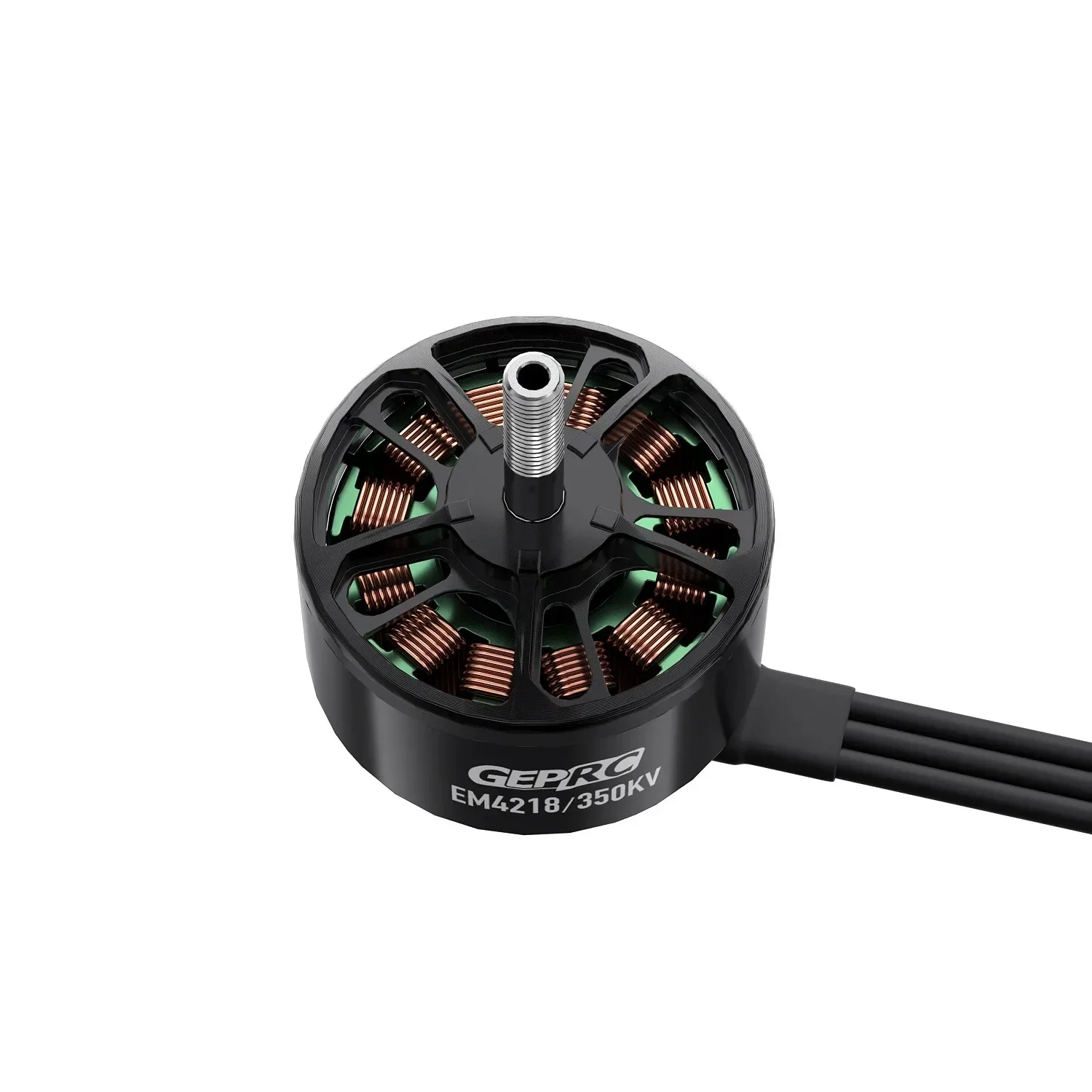 Motor geprc em4218 350kv com eixo m6 para drone de 13-15 tamanhos, motor sem escova de elevação pesada 6s-12s para fpv de longo alcance
