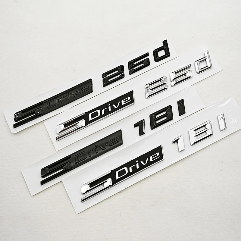 

For BMW Z4 E85 E89 G29 Badge Logo SDrive18i 25d Rear Trunk Emblem Side Fender ABS Car Sticker Decals Auto Exterior Accessories