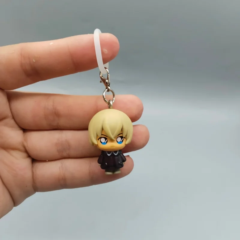 Bandai Detective Conan Gashapon Character Keychain Pendant Umbrella Hanger For Anime Fans Kaito Kid Ran Shuichi Akai Amuro